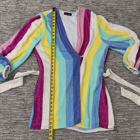 Retrofete Gabrielle Robe Dress in Unicorn Revolve Large - Picture 8 of 15